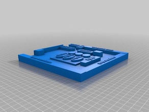 g3a xavier tic plan d'étage L'impression 3d 3d print model - Mito3D