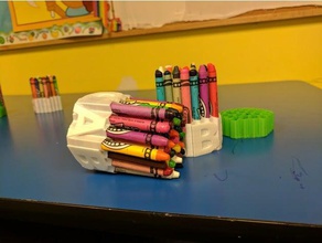 abc crayón de reciclaje herramientas del arte los niños lápices colores 3d print model - Mito3D