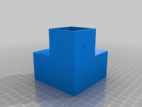 esquina de cerchas madera partes 3d print model - Mito3D