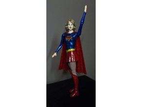 supergirl articulated doll toys & games 3d print model - Mito3D