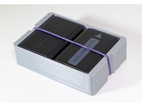 np-fw50 dual-Akku-case Kamera Batterie-Fall sony alpha 3d print model - Mito3D