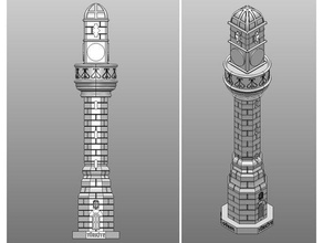 orum saat kulesi t rkiye Saat Kulesi binalar ve yapılar 3d print model - Mito3D