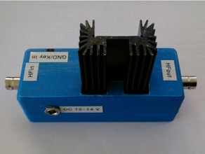 5w hf pa custodia La stampa 3d amplificatore recinto ham radio qrp labs 3d print model - Mito3D