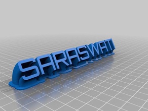 saraswati office personalizado 3d print model - Mito3D