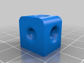 15 mm cubo de teste A impressão 3d testes 3d print model - Mito3D