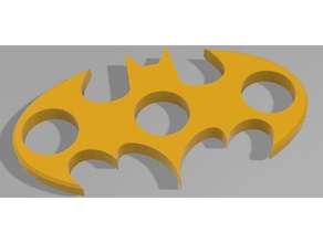 batman fidget spinner toys & games batarang symbol hand toy figet 3d print model - Mito3D