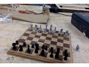 juego de ajedrez el 3d print model - Mito3D
