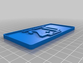 2d license plate signs & logos customized 3d print model - Mito3D