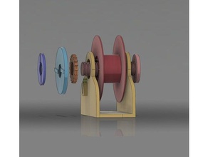 stop gear-filament-Halter 3d Drucker Zubehör 3d print model - Mito3D