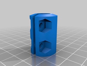 my customized parametric rigid coupler 10mm 5mm mostly printed cnc parts 3d print model - Mito3D
