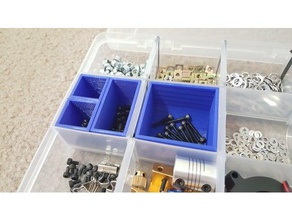 storage box bins organization 3d print model - Mito3D
