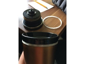 café chaud de la coupe du ring cuisine et salle à manger l'anneau thé 3d print model - Mito3D