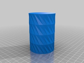 Floren vase orange Container kundengebundene 3d print model - Mito3D