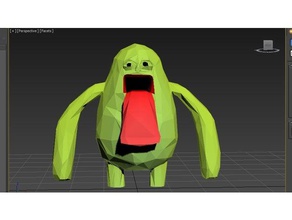tongue monster toy & game accessories moster 3d print model - Mito3D