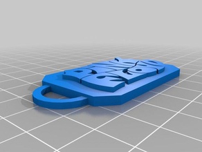 pink floyd keychain accessories 3d print model - Mito3D