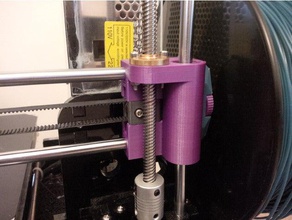 x montagem do motor anet a8 - polia de suporte Impressora 3d peças tensor atualização cinto da correia desvio x-a 3d print model - Mito3D