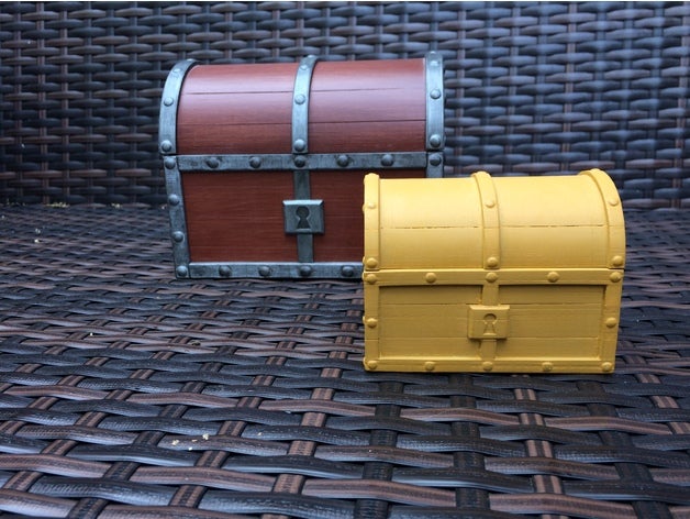 treasure chest - ocarina time inspired containers legend zelda 3D print model - Mito3D