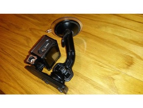 sj4000 action cam dashboard mount-Adapterplatte Kamera 3d print model - Mito3D