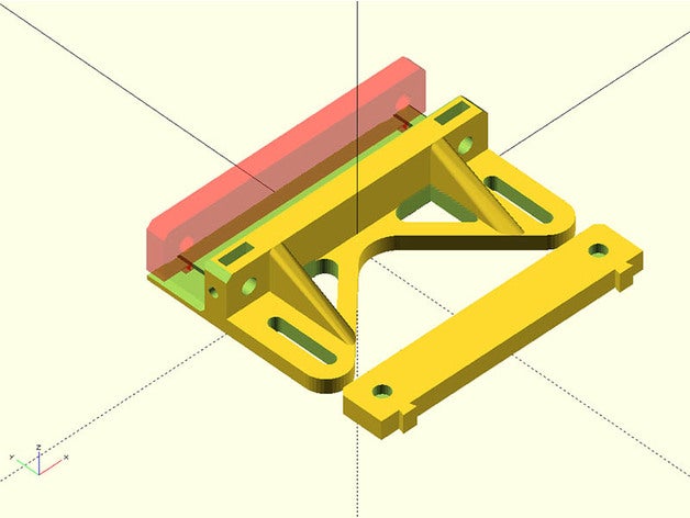 personnalisable à 3 pouces de la base tensionable doux mâchoire vice desktop cnc les machines-outils pince pegboard le 3D print model - Mito3D