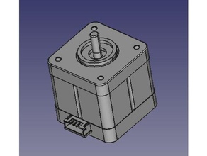 nema 17 model 3d printer parts nema17 scale 3d print model - Mito3D
