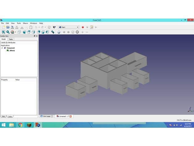 mini cassetti accessori 3D print model - Mito3D