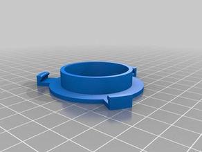 lampshade ring adapter replacement parts ikea lamp shade 3d print model - Mito3D