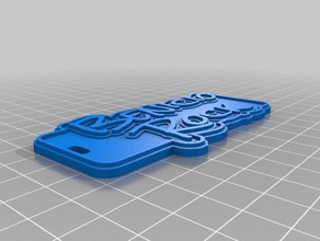 meine angepasste multiline-tag Schlüsselanhänger kundengebundene 3d print model - Mito3D