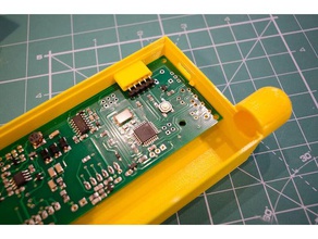 plug opening serial header http wwwthingiversecom thing 1934646 electronics diy geiger counter case hole 3d print model - Mito3D