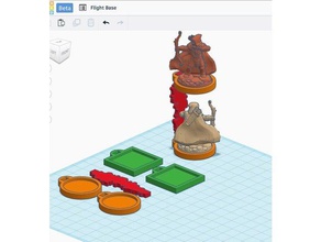 Flug base 28mm rpg-Figuren Spielzeug & Spiele 3d print model - Mito3D