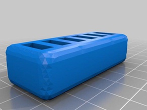 minimalist usb holder tool holders & boxes compact minimal quick small 3d print model - Mito3D