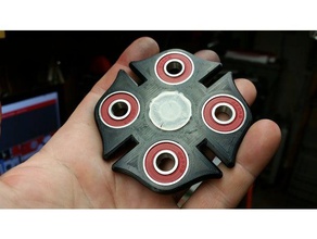 itfaiyeci çapraz çevirici mekanik oyuncaklar fidgetspinner fidget el spinner oyuncak 3d print model - Mito3D