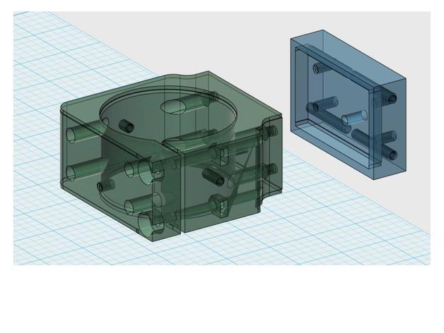 hitachi m12vc support de montage plasmacam cnc les machines-outils 3D print model - Mito3D