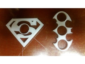 superman vs batman spinners mechanical toys fidget hand spinner toy 3d print model - Mito3D