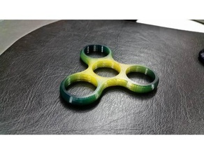 triple spinner fat w harley davidson skull thumbtabs mechanical toys fidget hand toy 3d print model - Mito3D