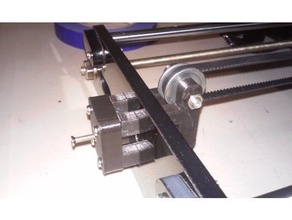 belt tensioning modification tronxy p802ea axis y 3d printer parts improvements 3d print model - Mito3D
