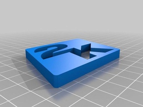2k-logo Schilder & logos 3d print model - Mito3D