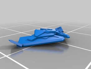 planetary annihilations titans bomber video games 3d print model - Mito3D