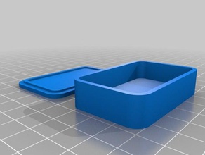 mon personnalisés arrondi de la boîte les conteneurs personnalisé 3d print model - Mito3D