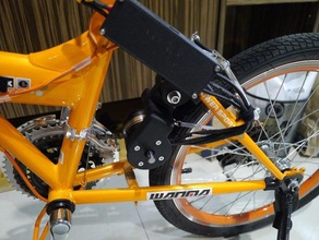 friction-drive e-bike sport & im freien Fahrrad brushless Elektro-bike Elektro-scooter die esc-Taste reibradantrieb lipo Roller vesc 3d print model - Mito3D
