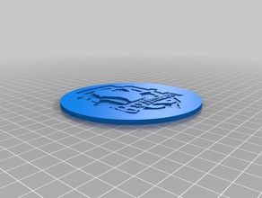 harry potter gryffindor coaster 3d baskı içecek 3d print model - Mito3D