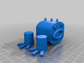 monstertje 3d baskı canavarlar 3d print model - Mito3D