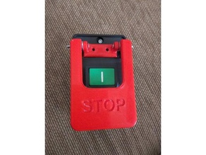 quick stop button parts emergency 3d print model - Mito3D