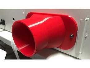 k40 Auspuff vent diy k40-laser 3d print model - Mito3D