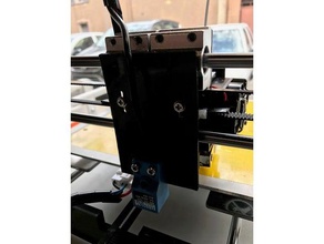 a8 platine fijación du palpeur inductif nivelar automáticamente Impresora 3d de las piezas 3d print model - Mito3D