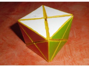 rubik's dino cubetwisty puzzle puzzles rubiks cube 3d print model - Mito3D