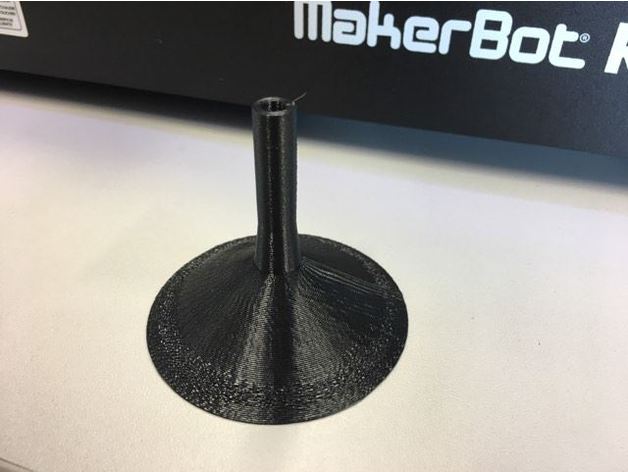 shallow long-neck funnel 3d printing long long-nozzle 3D print model - Mito3D
