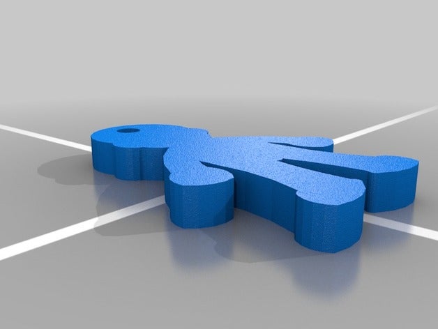 mario Schlüsselanhänger keychain bros super 3D print model - Mito3D