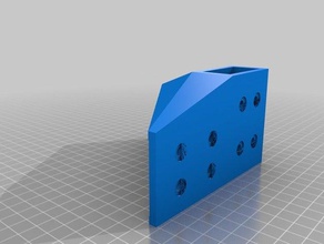 piers cormer della staffa personalizzata t-fessura La stampa 3d su misura 3d print model - Mito3D