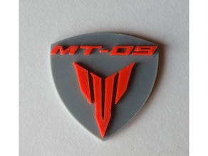 logotipo de la mt-09 yamaha los gadgets Logo en 3d el 3d print model - Mito3D