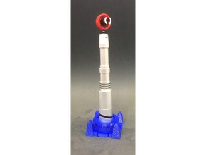 celtic sonic screwdriver holder base props doctor 3d print model - Mito3D
